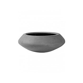 Кашпо Pottery Pots Fiberstone tara grey, серого цвета XL размер  Диаметр — 100 см