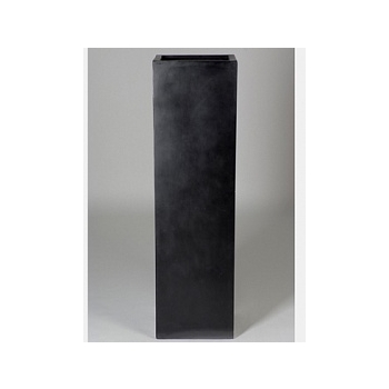 Кашпо Pottery Pots Fiberstone yong black, чёрного цвета Длина — 35 см