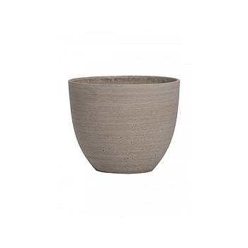 Кашпо Pottery Pots Refined coral S размер clouded grey, серого цвета  Диаметр — 18 см