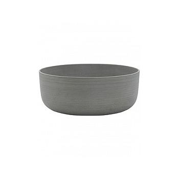 Кашпо Pottery Pots Refined eav S размер clouded grey, серого цвета  Диаметр — 31 см