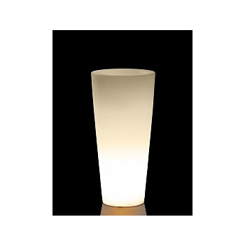 Светящееся Кашпо TeraPlast Schio Cono light outdoor 110 neutral  Диаметр — 45 см