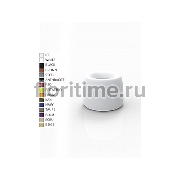 Кашпо Vondom Organic basic round color Диаметр — 51 см Высота — 40 см