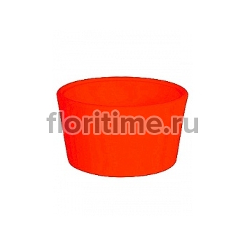 Кашпо Otium basso fp orange-red Диаметр — 80 см Высота — 44 см