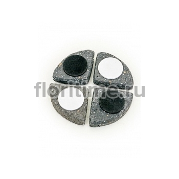 Подножки Fiberstone accessoires laterite grey, серого цвета pot feet (4)
