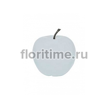 Яблоко декоративное Pottery Pots Apple glossy white, белого цвета L размер  Диаметр — 53 см Высота — 56 см
