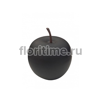 Яблоко декоративное Pottery Pots Apple matt black, чёрного цвета XXL размер  Диаметр — 80 см Высота — 83 см