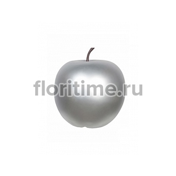 Яблоко декоративное Pottery Pots Apple под цвет серебра XXL размер  Диаметр — 80 см Высота — 83 см