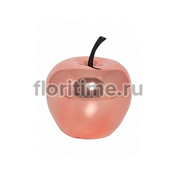 Яблоко декоративное Pottery Pots Fiberstone platinum rose apple XS размер  Диаметр — 15 см Высота — 17 см