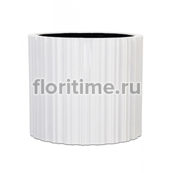 Кашпо Capi lux vase cylinder iii stripes white