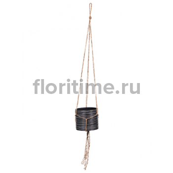 Кашпо Capi nature hanging vase cylinder ii loop black