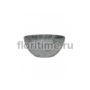 Кашпо Artstone fiona bowl grey, серого цвета диаметр - 25 см высота - 12 см