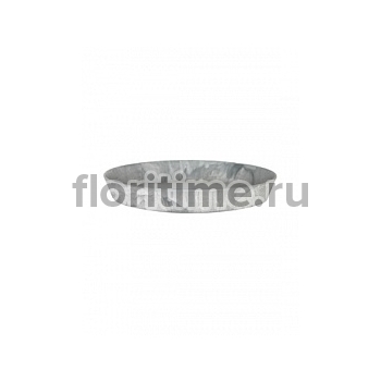 Поддон Artstone saucer round grey, серого цвета диаметр - 30 см высота - 4 см