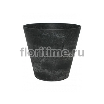 Кашпо Artstone claire pot black, чёрного цвета диаметр - 47 см высота - 47 см