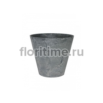 Кашпо Artstone claire pot grey, серого цвета диаметр - 17 см высота - 15 см