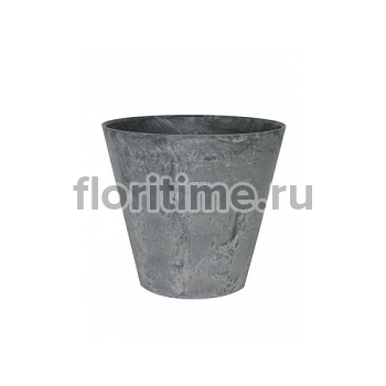 Кашпо Artstone claire pot grey, серого цвета диаметр - 22 см высота - 20 см
