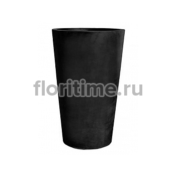 Кашпо Pottery Pots Fiberstone black, чёрного цвета belle XL размер диаметр - 77 см высота - 120 см