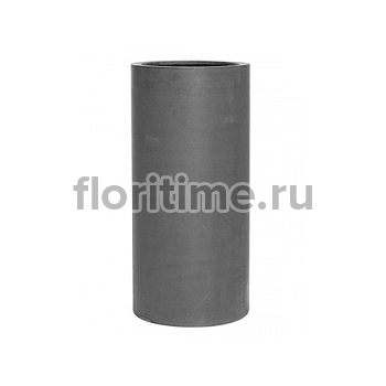 Кашпо Pottery Pots Fiberstone klax grey, серого цвета L размер диаметр - 40 см высота - 80 см