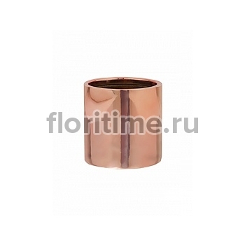Кашпо Pottery Pots Fiberstone platinum rose puk S размер диаметр - 15 см высота - 15 см