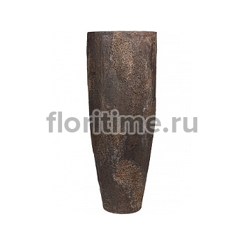 Кашпо Pottery Pots Oyster dax xxl, imperial brown, коричнево-бурого цвета диаметр - 46 см высота - 118 см