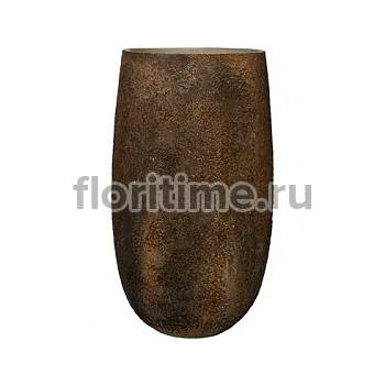 Кашпо Pottery Pots Oyster tarb xl, imperial brown, коричнево-бурого цвета диаметр - 50 см высота - 90 см