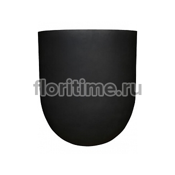 Кашпо Pottery Pots Refined jumbo lex L размер volcano black, чёрного цвета диаметр - 114 см высота - 125 см