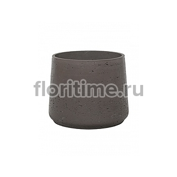 Кашпо Pottery Pots Rough patt XXL размер chocolate диаметр - 34 см высота - 28.5 см