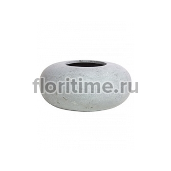 Кашпо Fleur Ami Donut grey, серого цвета диаметр - 60 см высота - 26 см
