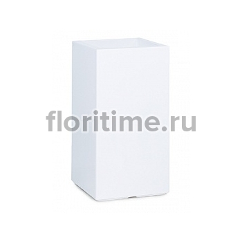 Кашпо Fleur Ami Premium Classic white, белого цвета (straight) длина - 42 см высота - 75 см