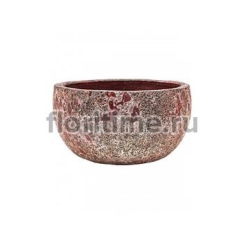 Кашпо Nieuwkoop Lava bowl relic розовый диаметр - 52 см высота - 29 см