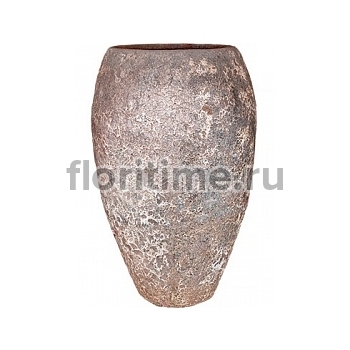 Кашпо Nieuwkoop Lava emperor relic rust metal диаметр - 57 см высота - 95 см
