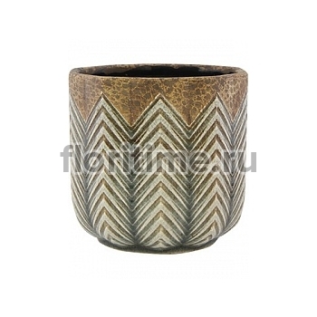 Кашпо Nieuwkoop Indoor pottery pot cecil светло-голубого цвета (per 6 pcs.) диаметр - 14 см высота - 13 см