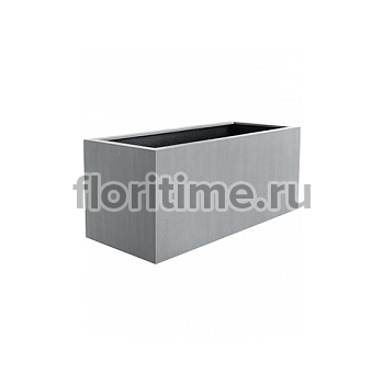 Кашпо Nieuwkoop Argento box natural grey, серого цвета длина - 150 см высота - 50 см