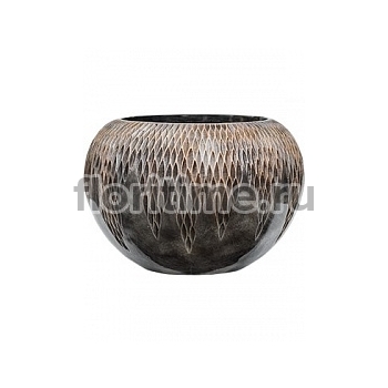 Кашпо Nieuwkoop Luxe lite universe comet globe bronze, бронзового цвета диаметр - 39 см высота - 27 см
