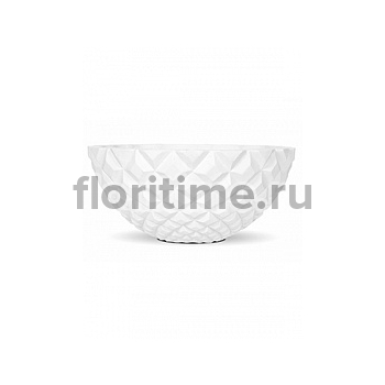 Кашпо Nieuwkoop Capi Lux heraldry bowl 1-й размер white, белого цвета диаметр - 34 см высота - 15 см