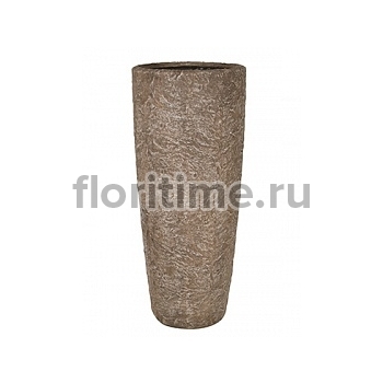 Кашпо Nieuwkoop Rocky sepia granite диаметр - 43 см высота - 100 см