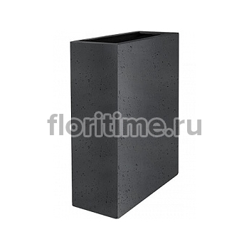 Кашпо Nieuwkoop Grigio high box anthracite, цвет антрацит-фактура под бетон длина - 60 см высота - 74 см