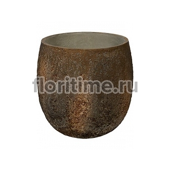 Кашпо Nieuwkoop Oyster gillard s, imperial brown, коричнево-бурого цвета диаметр - 45 см высота - 45 см