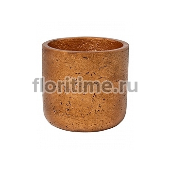 Кашпо Nieuwkoop Rough charlie XL размер metallic copper диаметр - 32 см высота - 31 см