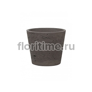 Кашпо Nieuwkoop Rough mini bucket S размер chocolat диаметр - 14 см высота - 12 см