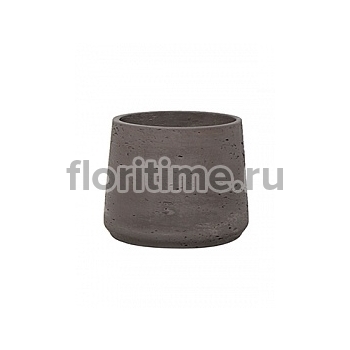 Кашпо Nieuwkoop Rough patt S размер chocolate диаметр - 13.5 см высота - 11 см