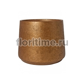 Кашпо Nieuwkoop Rough patt XXL размер metallic copper диаметр - 34 см высота - 28.5 см