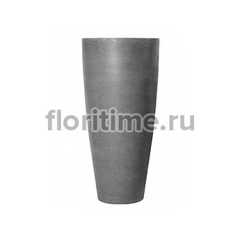 Кашпо Nieuwkoop Fiberstone dax grey, серого цвета XL размер диаметр - 47 см высота - 100 см