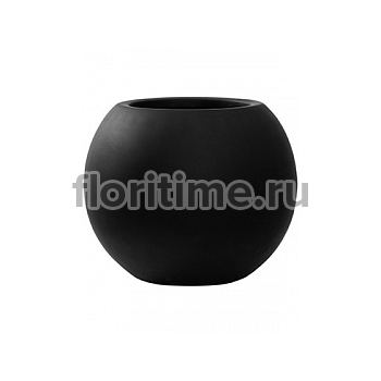 Кашпо Nieuwkoop Fiberstone matt black, чёрного цвета beth S размер диаметр - 31 см высота - 25 см