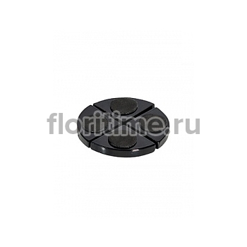 Подножки Fiberstone pot feet glossy black, чёрного цвета (4) высота - 2 см