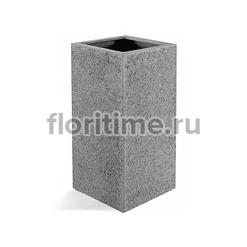 Кашпо Nieuwkoop Struttura high cube светло-серого цвета длина - 40 см высота - 80 см