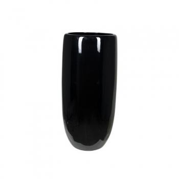 Кашпо Callisto Vase, пластик, черный