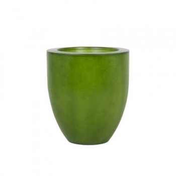 Кашпо Fibreglass Round, пластик, яблочно зеленый
