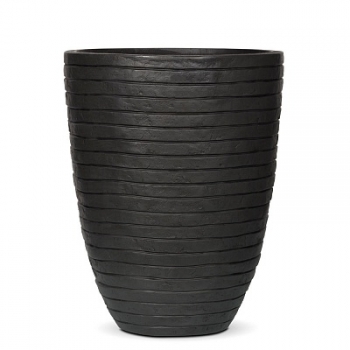 Кашпо Capi Nature Vase Elegant Low Row, anthracite