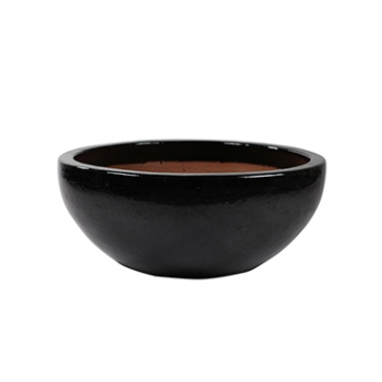 Кашпо Black Shiny bowl