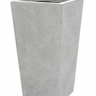 Кашпо Capi Lux planter tapering 2-й размер light grey, серый, светло-серый